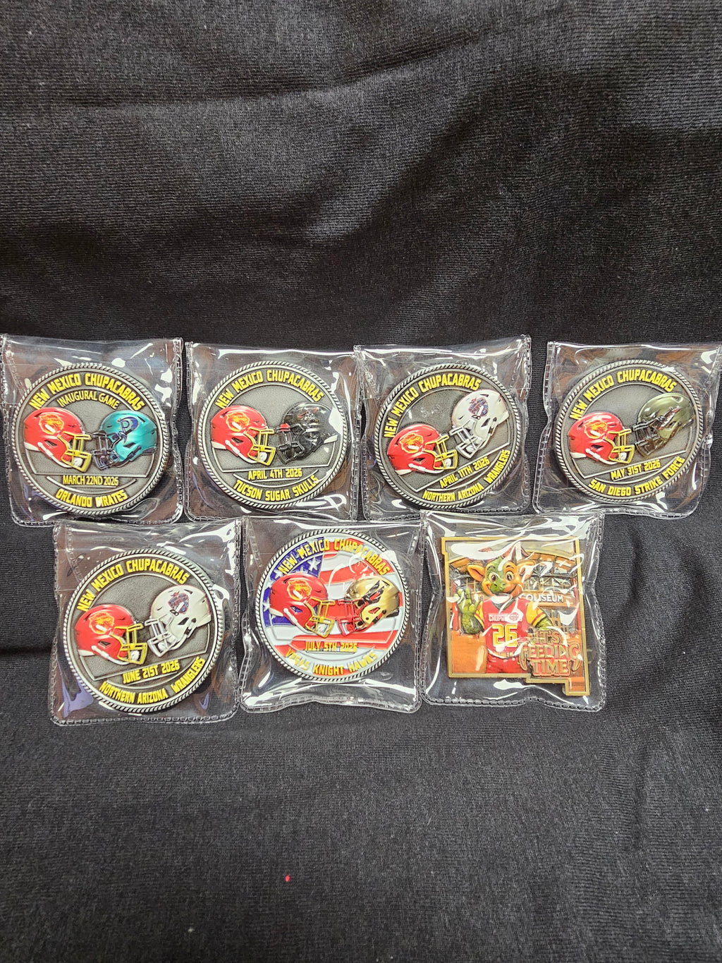New Mexico Chupacabras 2026 Inaugural Season Collectible Coin Set