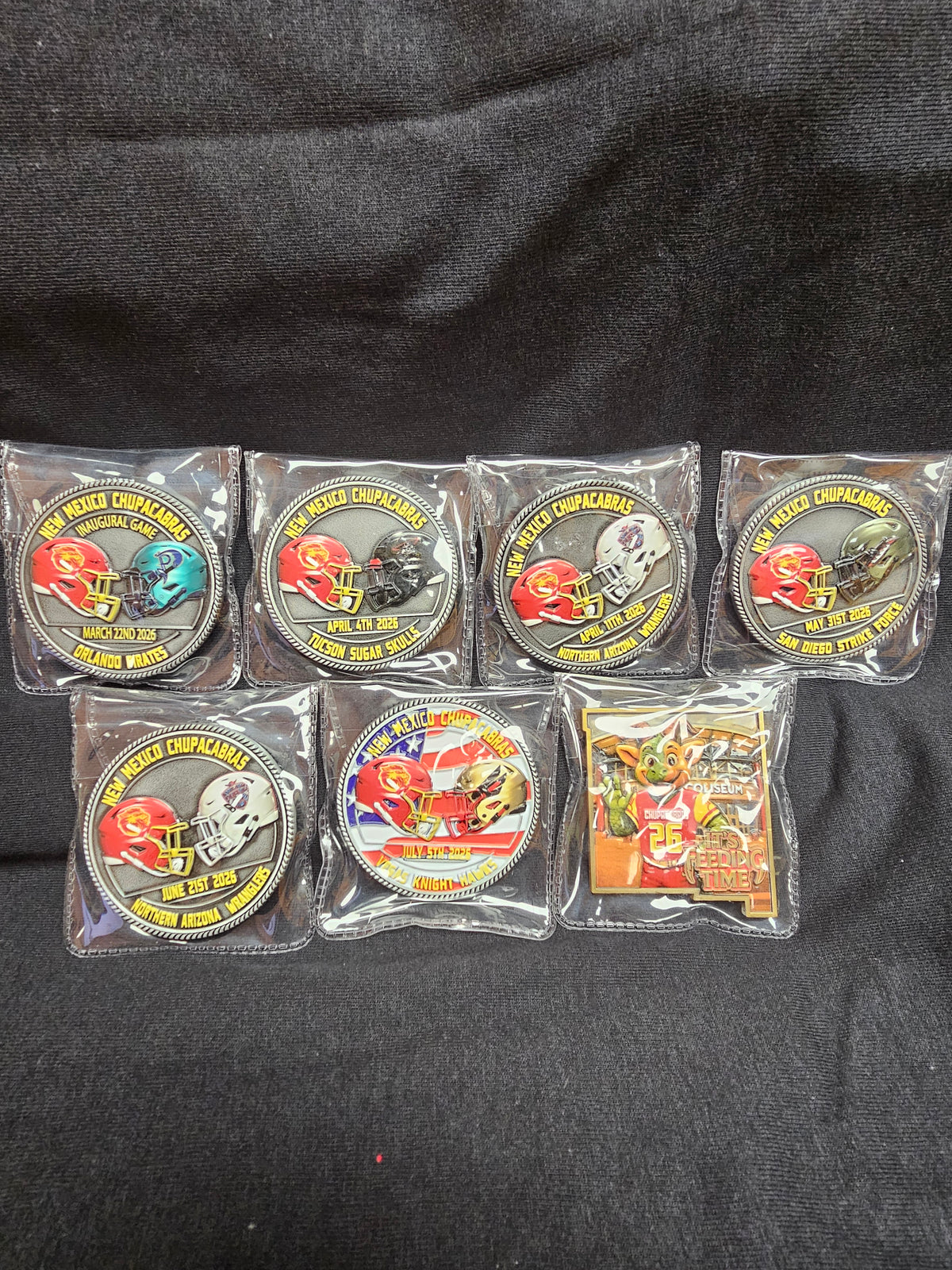 New Mexico Chupacabras 2026 Inaugural Season Collectible Coin Set