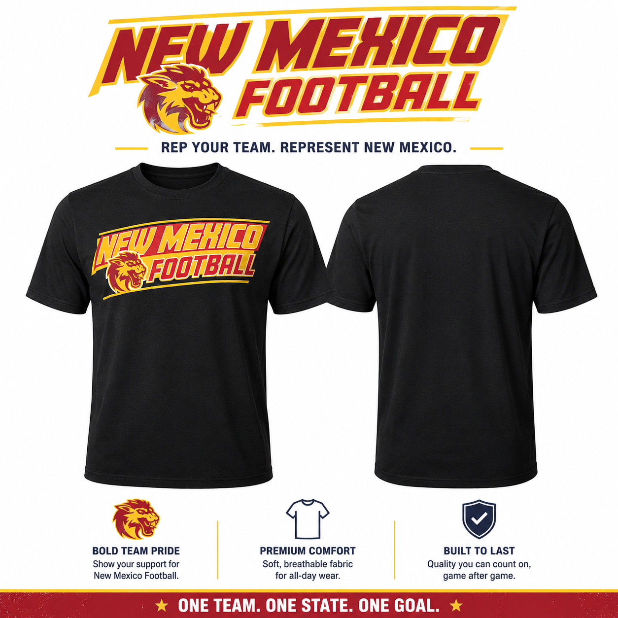 New Mexico Football Team Pride