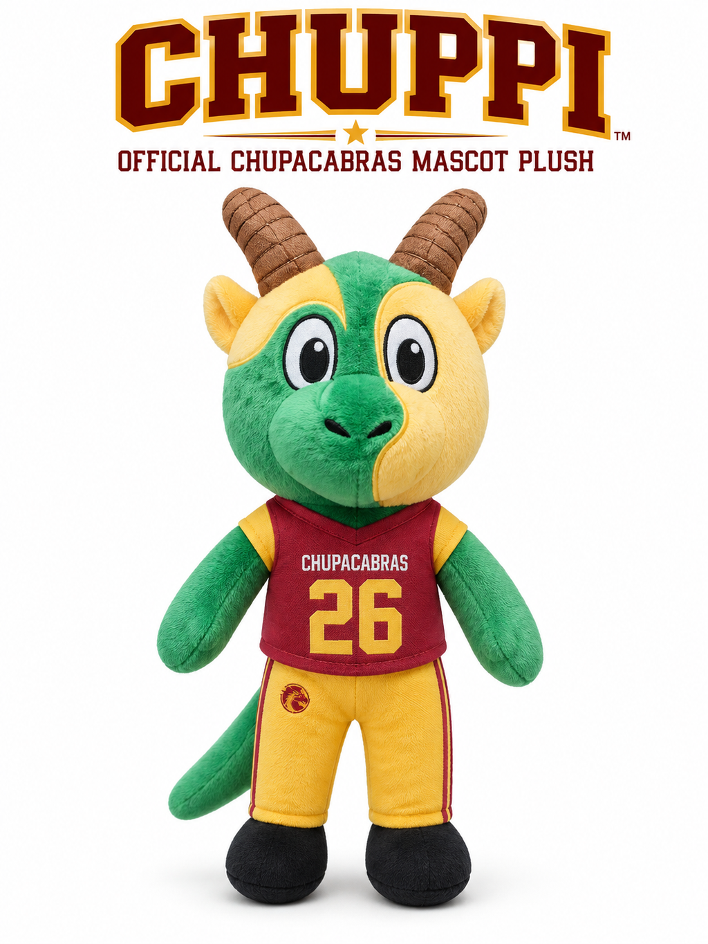 Meet Chuppi – Official New Mexico Chupacabras Mascot Plush