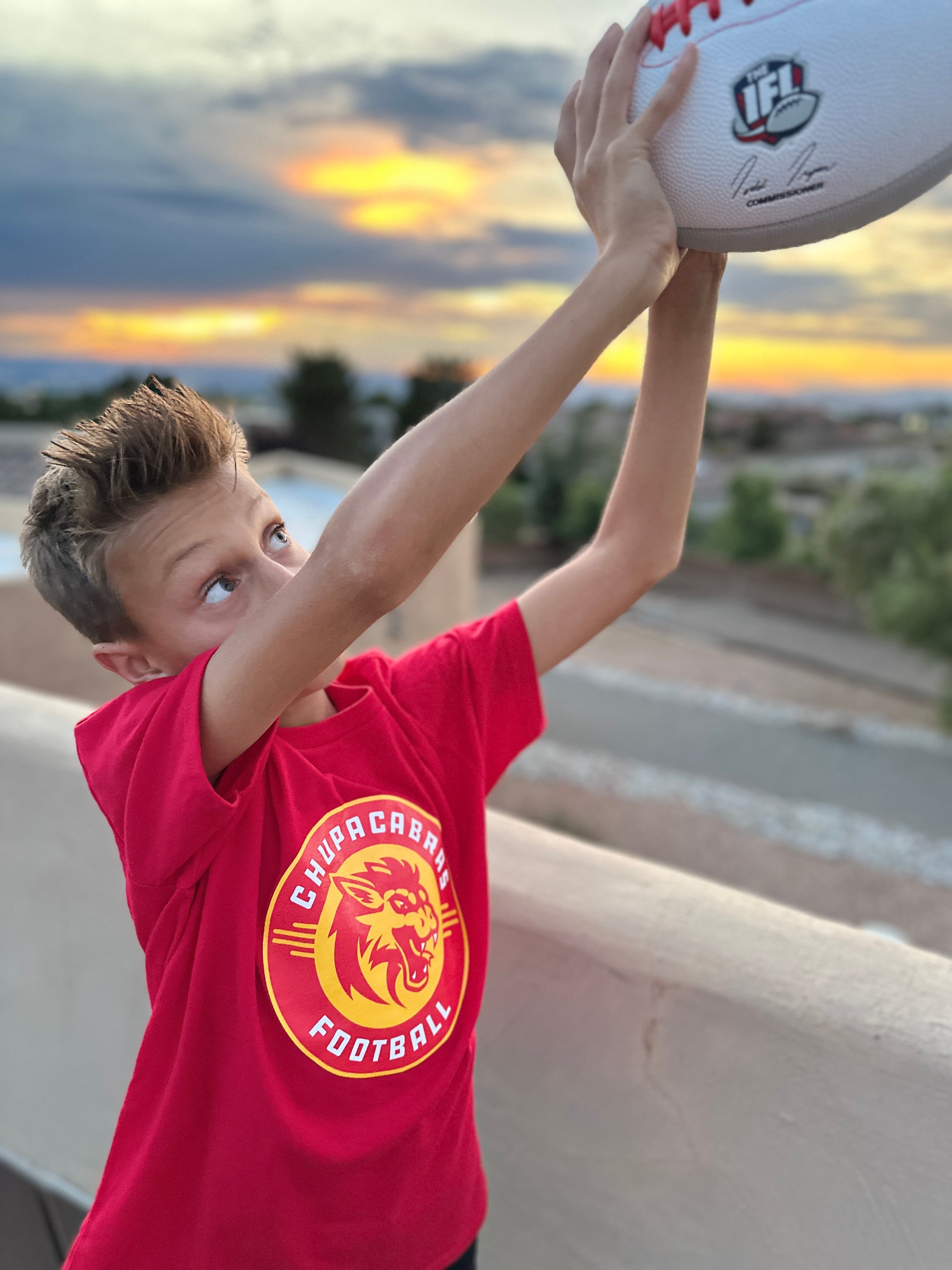 New Mexico Chupacabras Youth Next Level Red T-Shirt