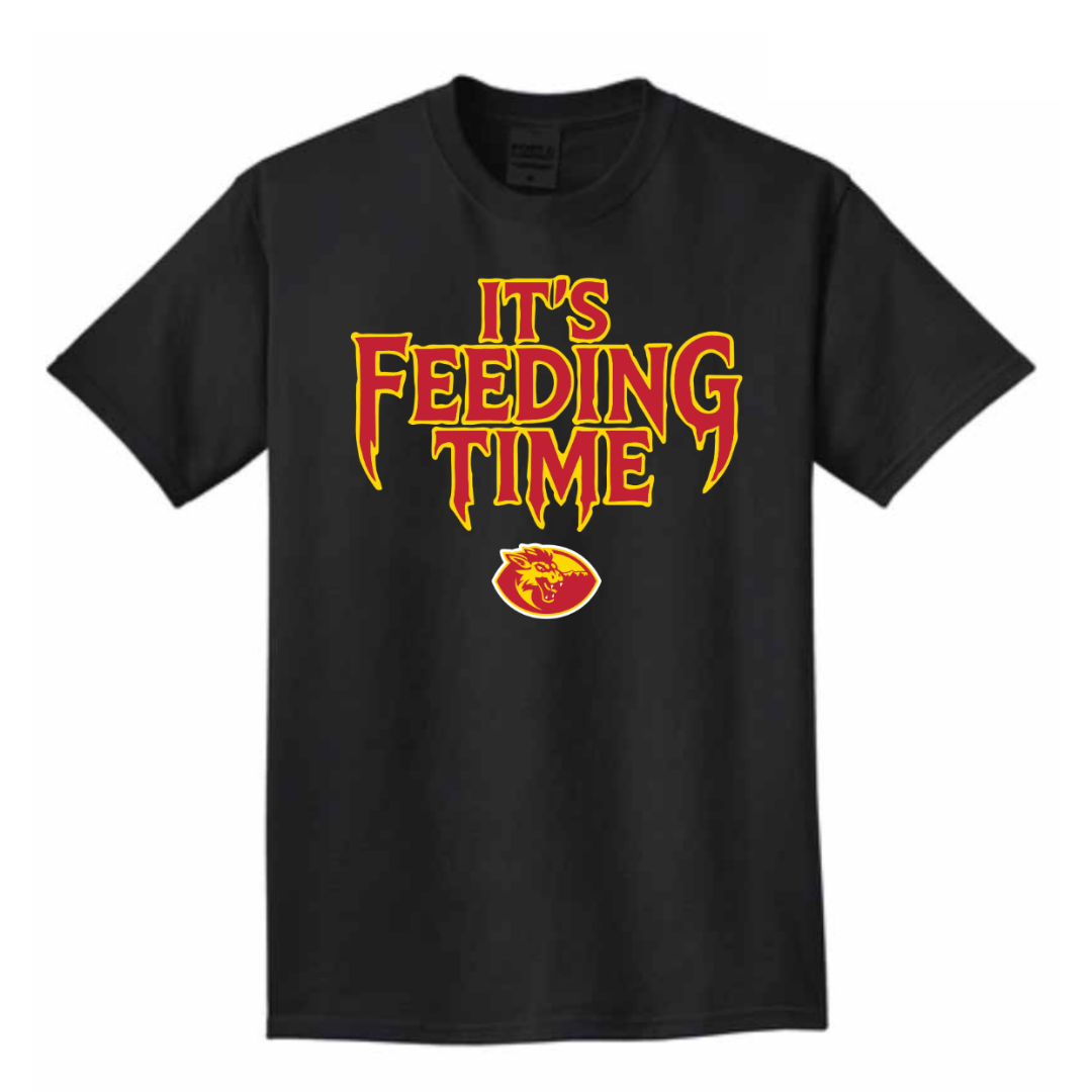 It’s Feeding Time Tee – Black