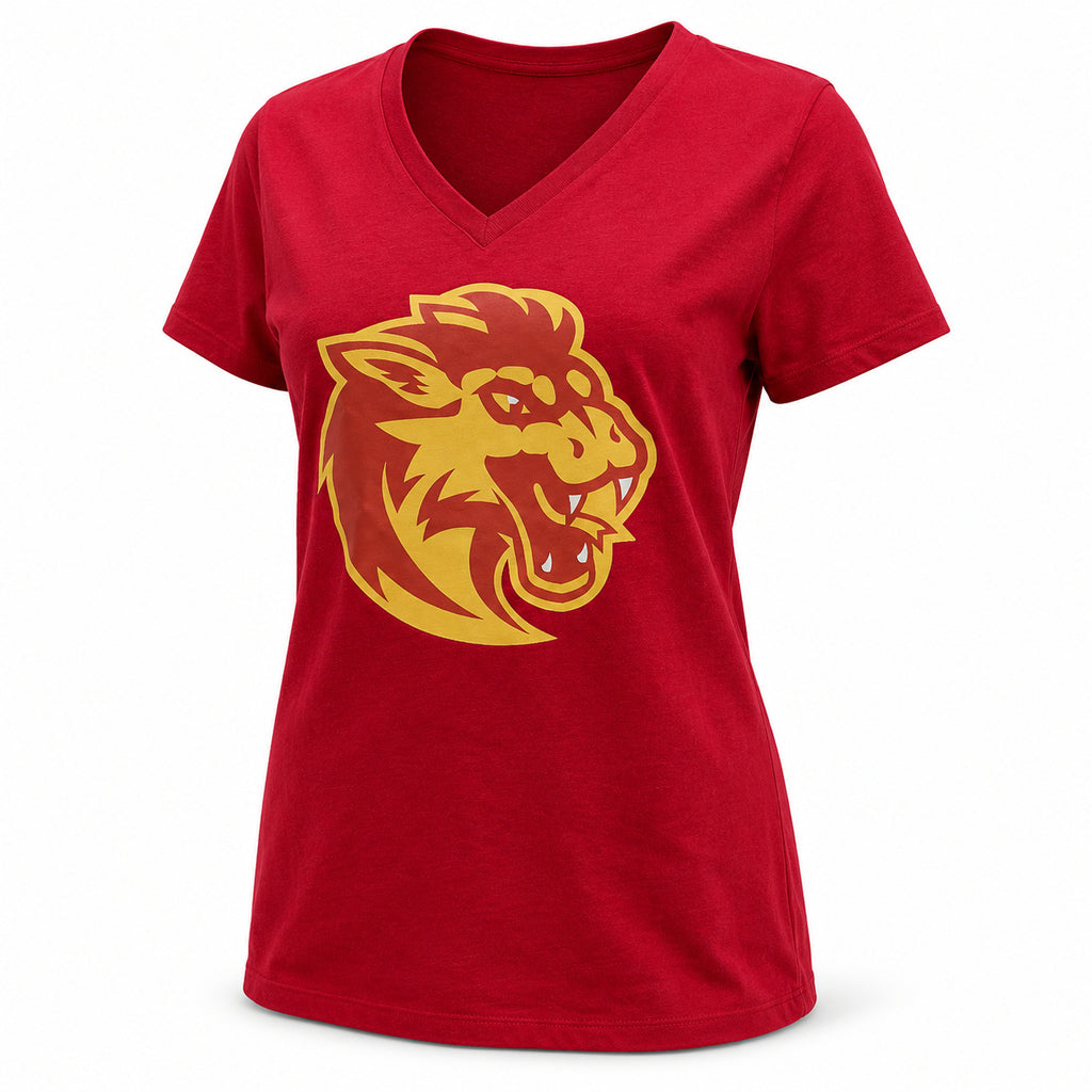 New Mexico Chupacabras Women’s V-Neck T-Shirt – Red