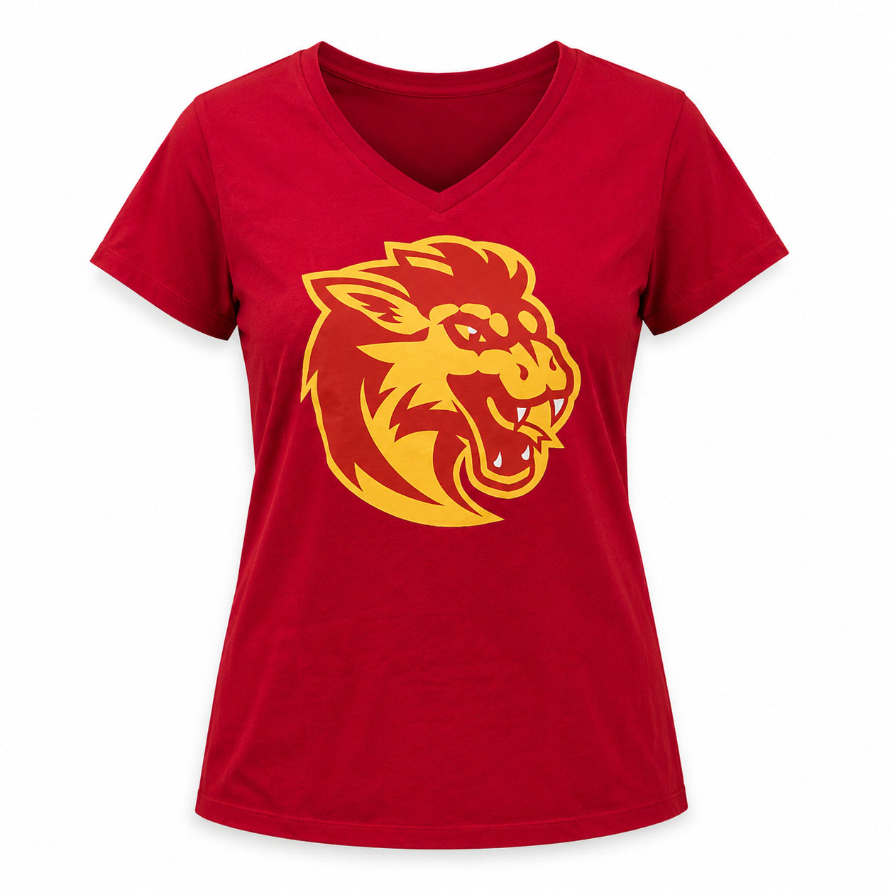 New Mexico Chupacabras Women’s V-Neck T-Shirt – Red