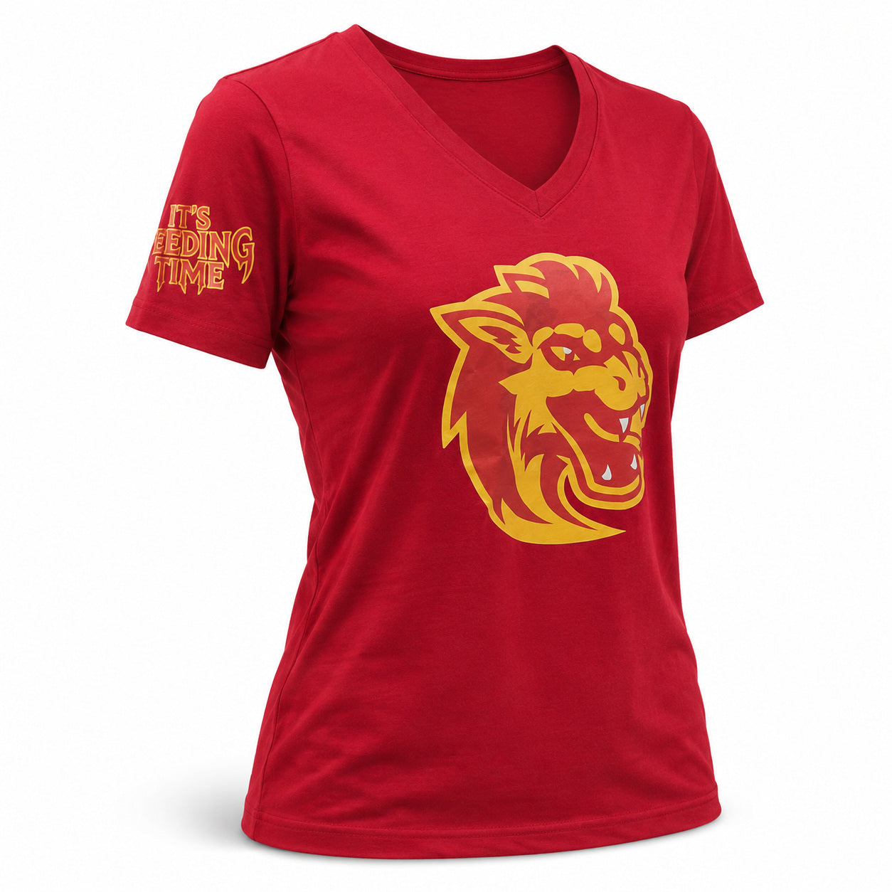 New Mexico Chupacabras Women’s V-Neck T-Shirt – Red