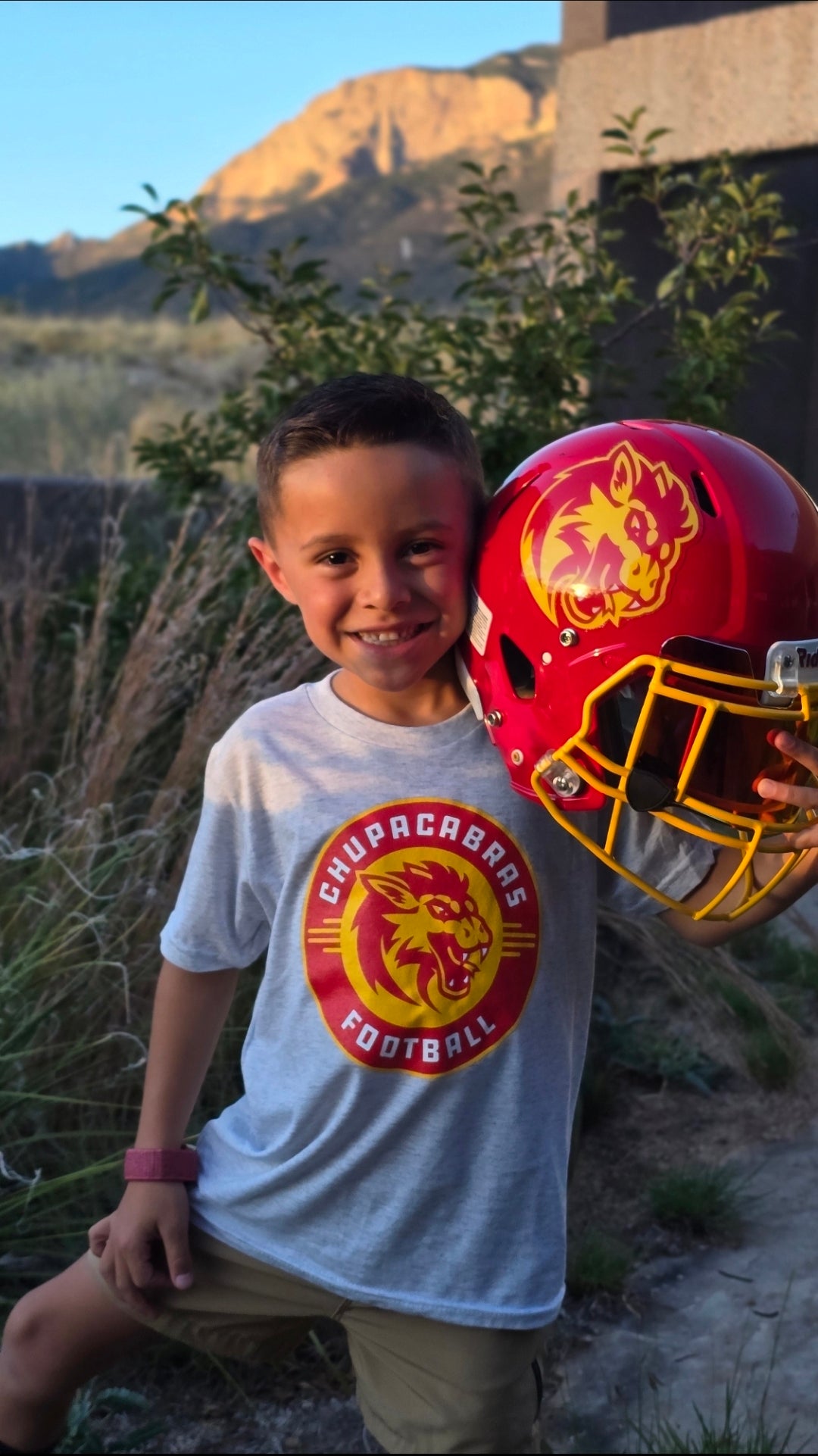 New Mexico Chupacabras Youth Next Level Gray T-Shirt