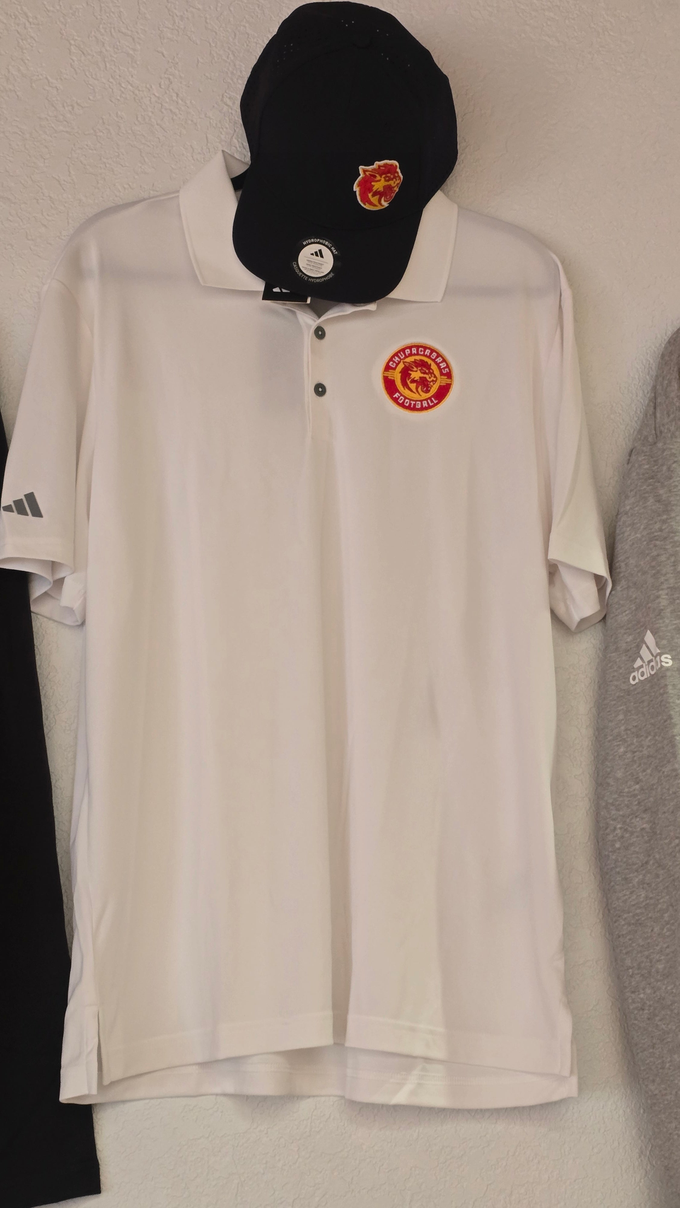 Men's Adidas Polo with Side Stripe